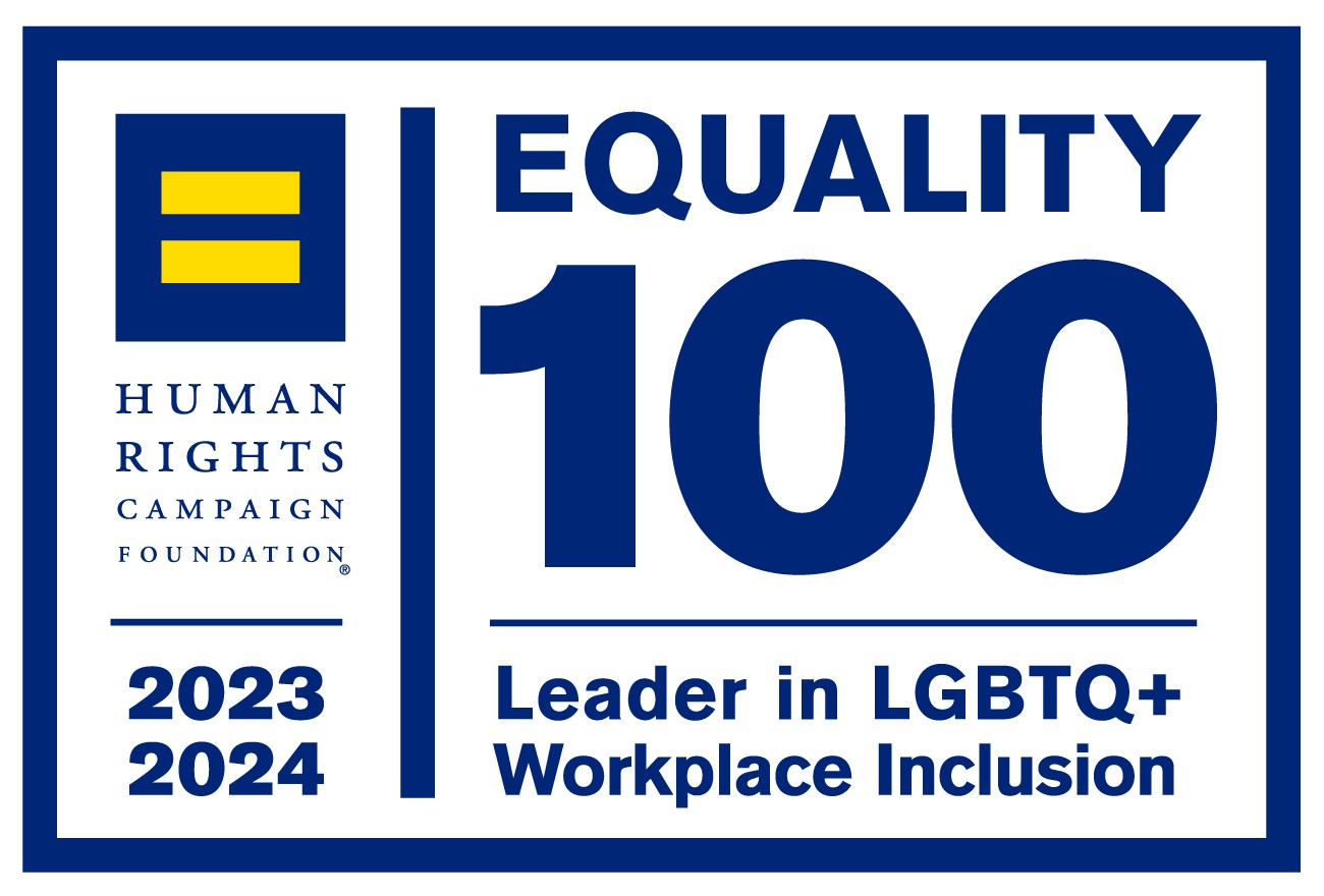 Equality 100 - Leader in LGBTQ+ Workplace Inclusion 2023-2024